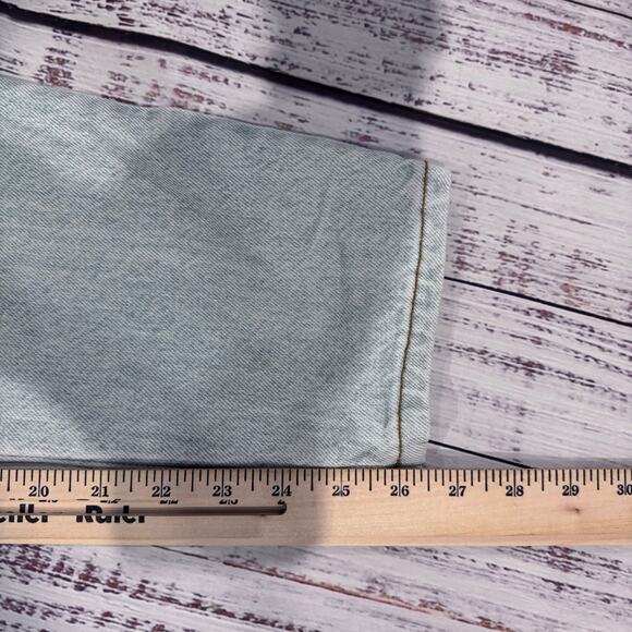 Bongo Jeans Women’s 7 High Rise Button Fly Tapered Acid Wash USA 90s Vintage - Picture 5 of 8